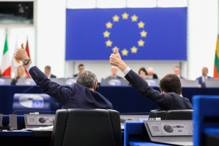 Sesión plenaria en el Parlamento Europeo