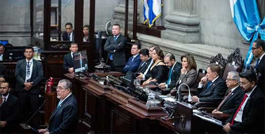 El Congreso de Guatemala ratifica