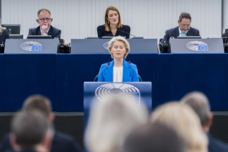 EuropaPress 7233644 presidenta comision europea ursula von der leyen interviene pleno