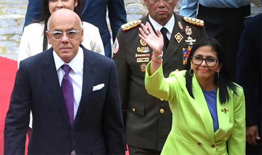 Delcy Rodriu0301guez asegura que no