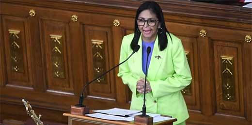 Delcy Rodriu0301guez defiende