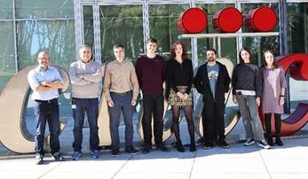 De izquierda a derecha: Miguel Sánchez Álvarez, Miguel Ángel del Pozo, David Sancho, Ignacio Heras Murillo, Gillian Dunphy, Aitor Jarit Cabanillas, Elena Moya Ruiz e Irene Adán Barrientos