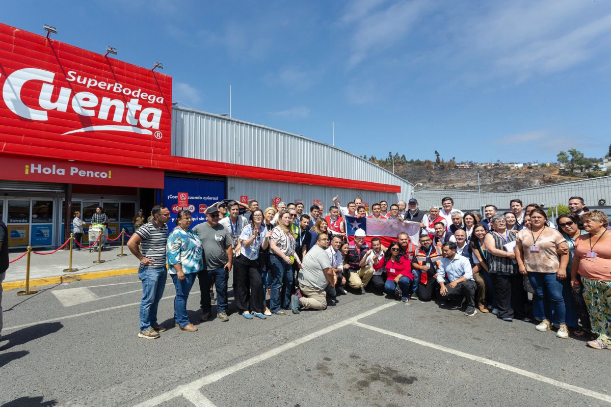 Walmart Chile anucia donaciu00f3n de US$1 Millu00f3n