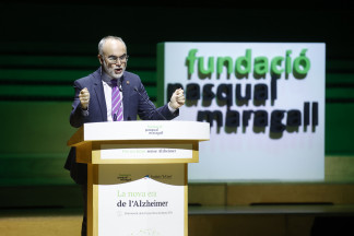 Archivo - El director de la Fundación Pasqual Maragall, Arcadi Navarro, durante la entrega de los Premios Diana Garrigosa, en L'Auditori, a 20 de noviembre de 2024, en Barcelona, Catalunya (España).