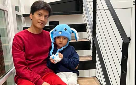 El ninu0303o de cinco anu0303o