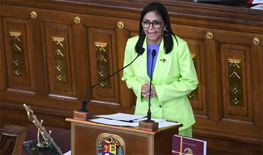 Delcy Rodriu0301guez reivindica