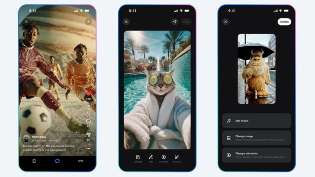 Aplicación Vibes de Meta.