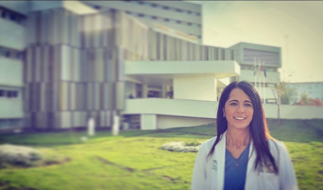 Archivo - La enfermera del Hospital Universitario Virgen Macarena Beatriz Tena