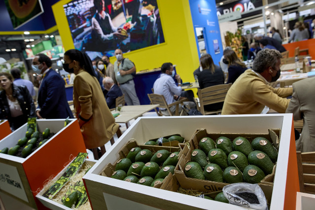 Archivo - Varias cajas de aguacates.