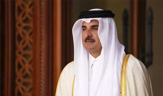 El emir de Qatar