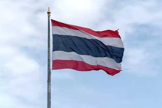 Bandera de thailandia