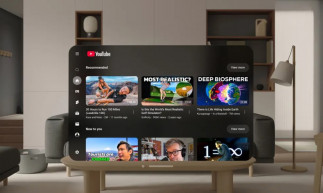 Aplicación de YouTube para Apple Vision Pro.