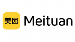 Archivo - Logo de la empresa china Meituan.