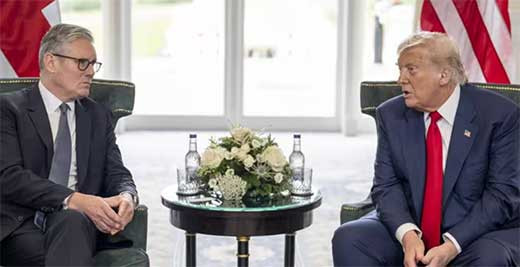 Starmer y Trump