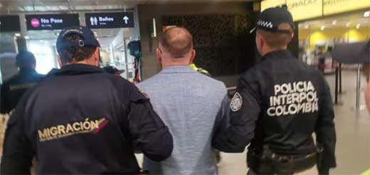 Detenido en Colombia