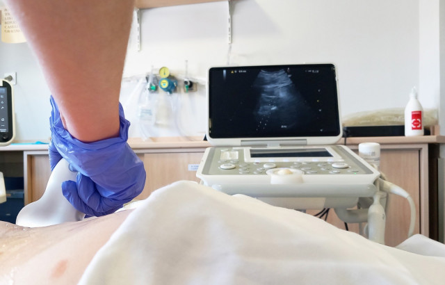 Imagen de recurso de una ecografía del aparato digestivo.