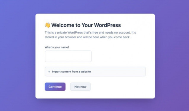 Espacio de trabajo privado my.WordPress.Net