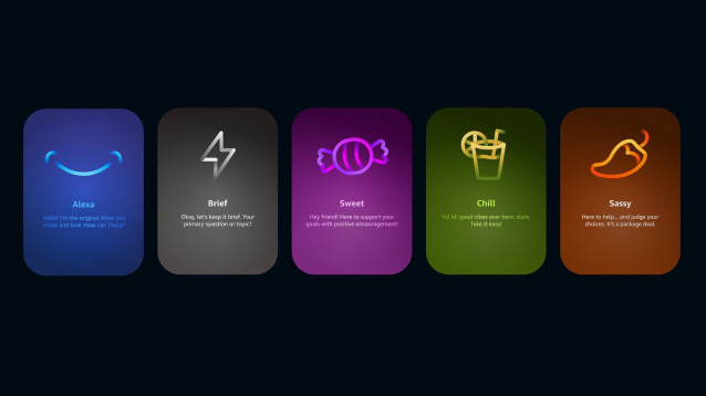 Personalidades de Alexa+.