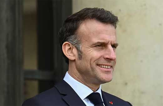 Macron senu0303ala