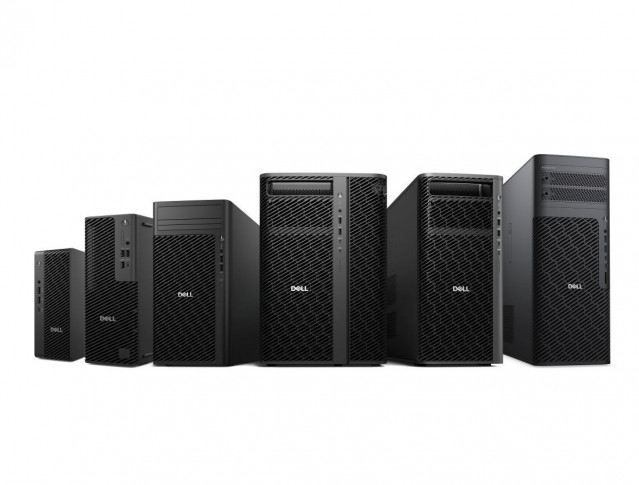 Torres de la familia de estaciones de trabajo en torre Dell Pro Precision 9