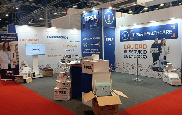 Stand de Tipsa en Infarma Madrid 2026.