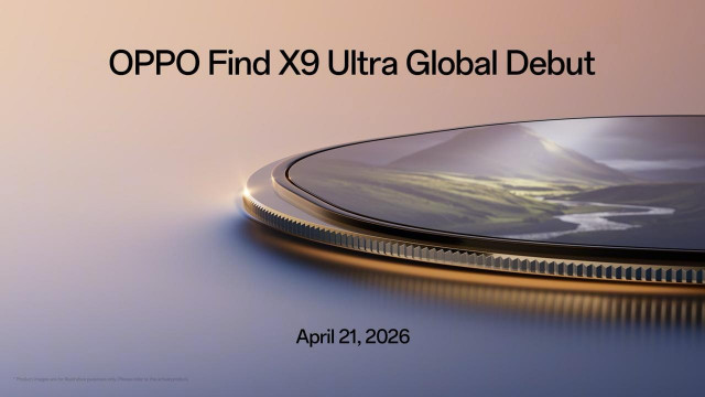 Anuncio de la fecha de salida del OPPO Find X9 Ultra, que llegará el 21 de abril de 2026.