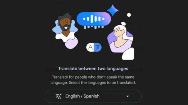 Traducción de voz en Google Meet.