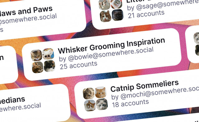 Colecciones en Mastodon.