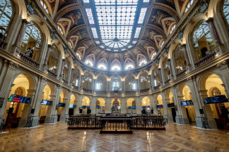 Interior del Palacio de la Bolsa de Madrid