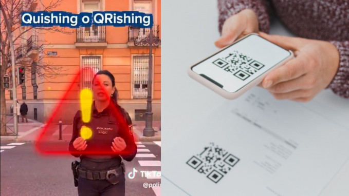 La Policía Nacional alerta sobre las estafas QRishing.