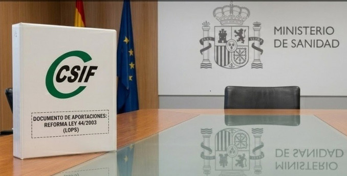 Imagen del documento con las aportaciones de CSIF.