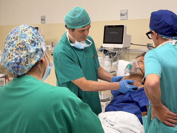 Imagen de la paciente.