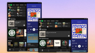 Nueva interfaz de Spotify en tabletas.