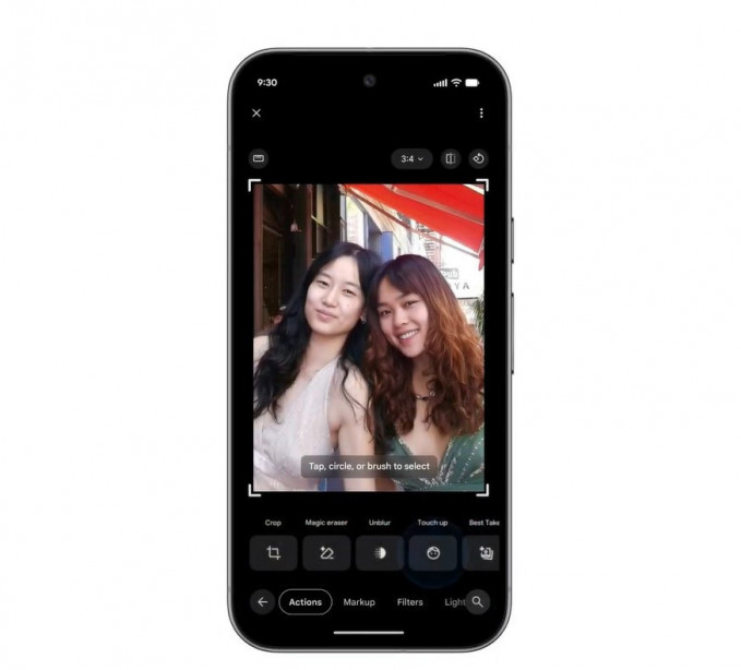 Nuevas funciones de retoque en Google Fotos.