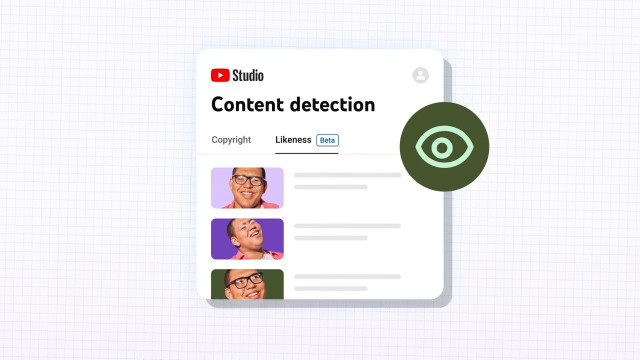 Recurso de la tecnología de detección de parecidos de YouTube