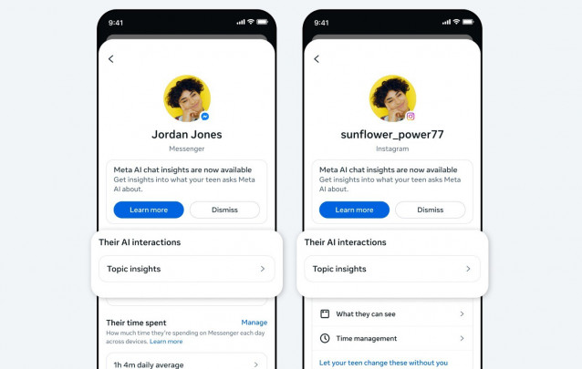 Supervisión de las conversaciones de los adolescentes con la IA