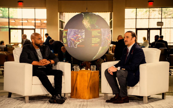 El presidente de TEON, Luis Felipe Fernández-Salvador y Campodonico, y el director ejecutivo, Daniel del Valle.- THE EMBASSY OF NATURE