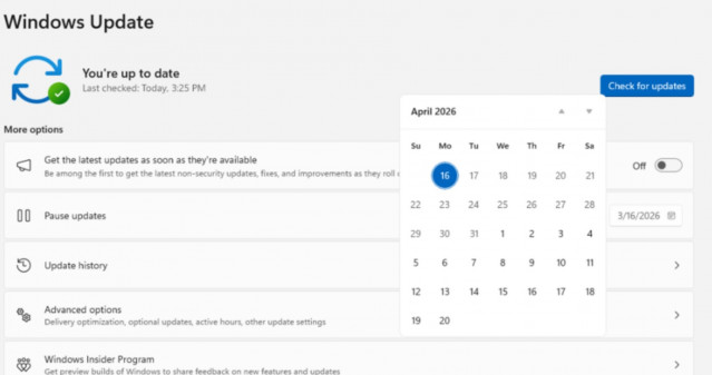 Pausa de actualizaciones Windows con Microsoft.