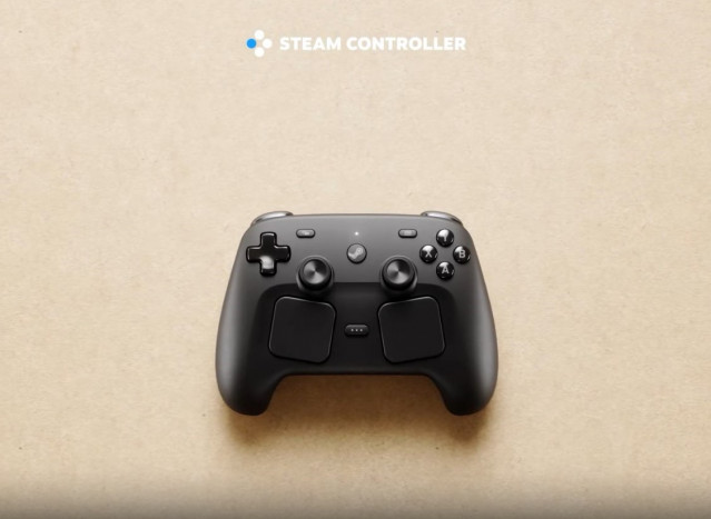 El nuevo Steam Controller de Valve.