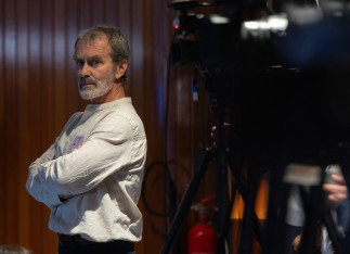 El epidemiólogo Fernando Simón, durante la clausura del  acto institucional para conmemorar el 40 aniversario de la Ley General de Sanidad, en el Ministerio de Sanidad, a 20 de abril de 2026, en Mad