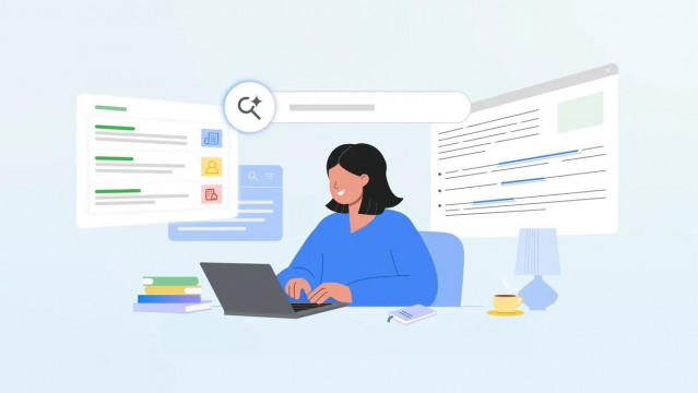 Experiencia de búsqueda con IA de Google.