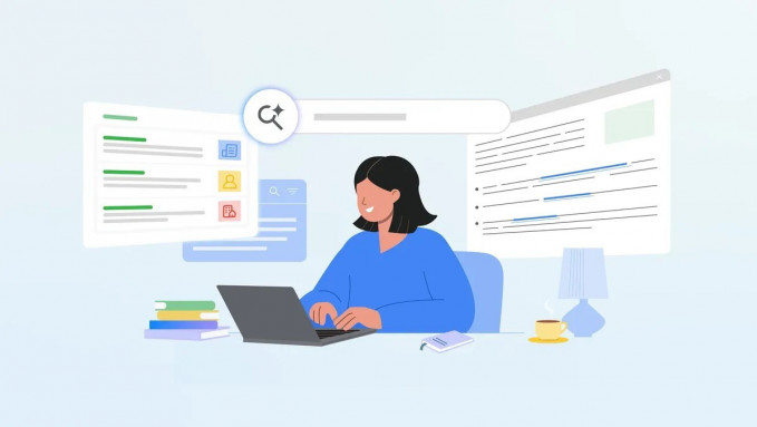 Experiencia de búsqueda con IA de Google.