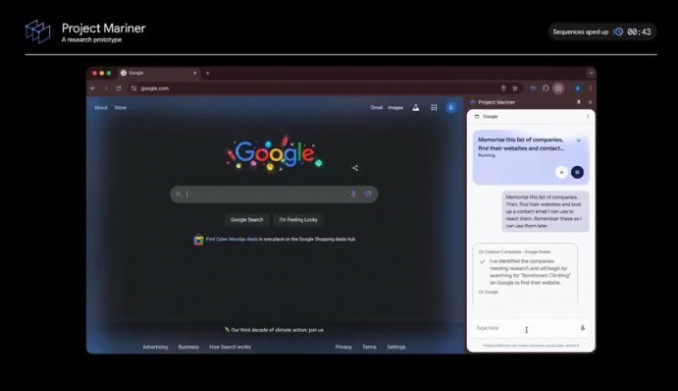 Proyecto Mariner en Chrome