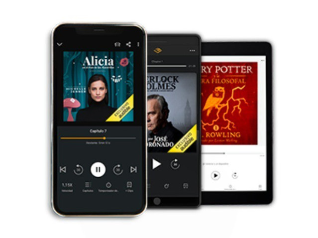 Plataforma Audible en el móvil