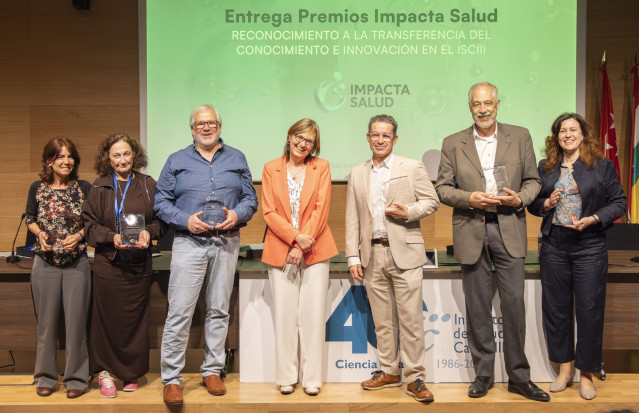 Imagen de la entrega de los premios.