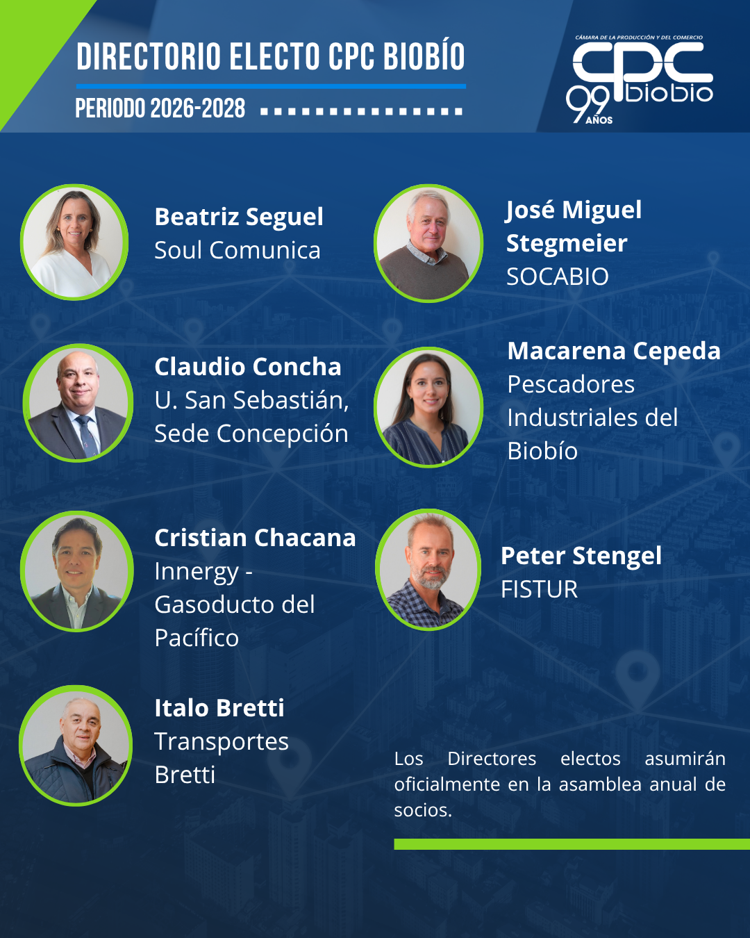 Renovaciu00f3n de Directorio CPC Biobu00edo