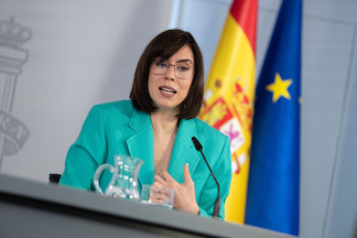 La ministra de Ciencia, Innovación y Universidades, Diana Morant, interviene durante la rueda de prensa posterior al Consejo de Ministros, a 19 de mayo de 2026, en Madrid (España). El Consejo de Min