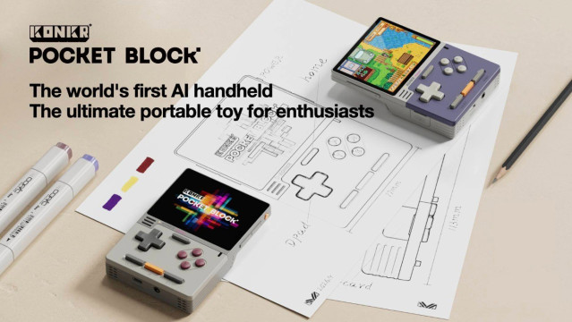 Videoconsola con IA KONKR Pocket BLOCK