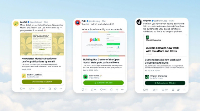 Artículos de formato largo en Bluesky