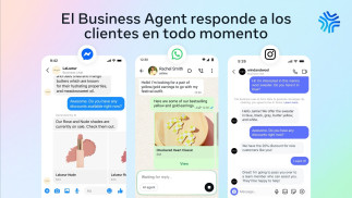 El agente comercial en Messenger, WhatsApp e Instagram